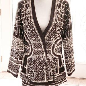 PEARL EMBELLISHED JACKET